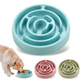 Silicone slow-feeder maze bowl for dogs and cats - product photo